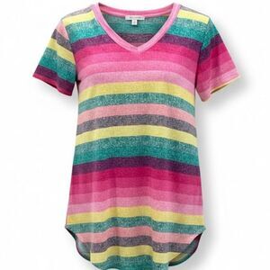 SHORT SLEEVE STRIPED TEE
